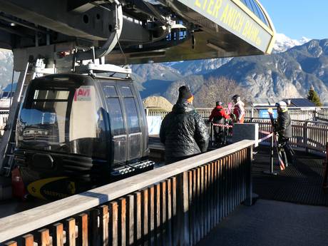 SKI plus CITY Pass Stubai Innsbruck: Freundlichkeit der Skigebiete – Freundlichkeit Rangger Köpfl – Oberperfuss