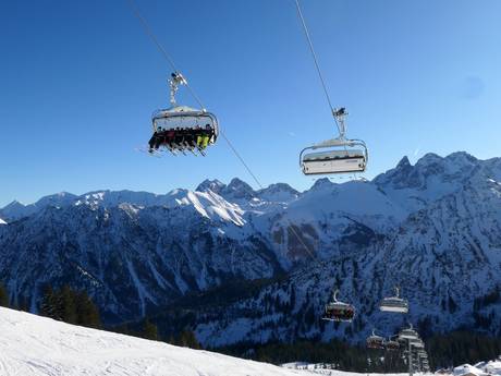 Skilifte/Seilbahnen Allgäuer Alpen – Lifte/Seilbahnen Fellhorn/Kanzelwand – Oberstdorf/Riezlern