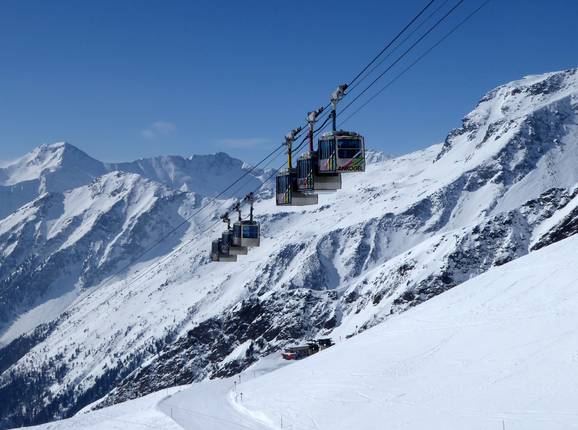 Ankogelbahn II (Hochalmblick-Etschsattel) - 81er Kabinen-Seilbahn