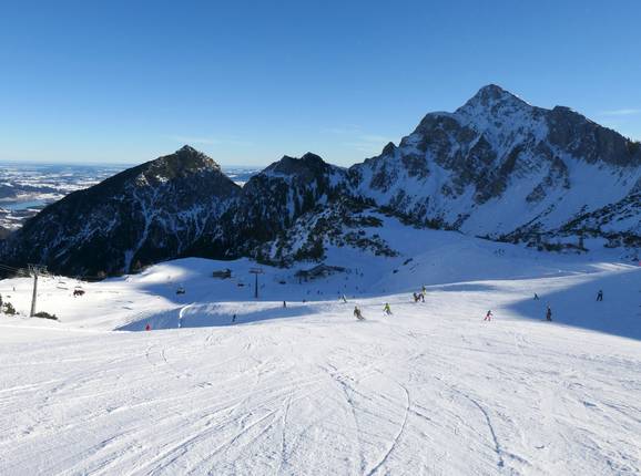 Piste an der Sesselbahn Jochalpe