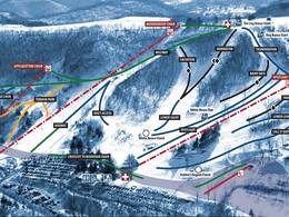 Pistenplan Mt. La Crosse