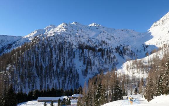 San Martino di Castrozza/Passo Rolle/Primiero/Vanoi: Größe der Skigebiete – Größe San Martino di Castrozza