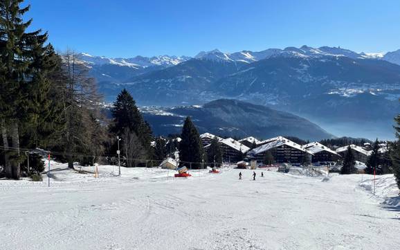 Skifahren bei Ayent