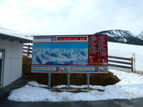 Tannheimer Tal: Orientierung in Skigebieten – Orientierung Neunerköpfle – Tannheim