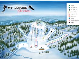 Pistenplan Mount Dufour