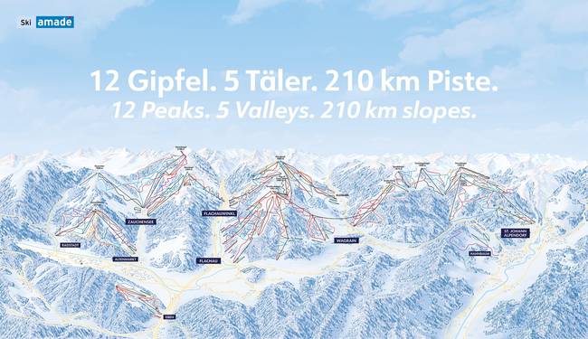 Snow Space Salzburg – Flachau/Wagrain/St. Johann-Alpendorf & Flachauwinkl/Kleinarl/Zauchensee