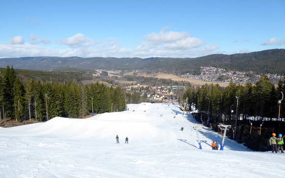 Größter Höhenunterschied in Akershus – Skigebiet Varingskollen Größter Höhenunterschied in Akershus – Skigebiet Varingskollen