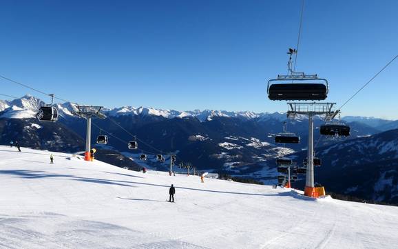 Skigebiete für Anfänger in der Rieserfernergruppe – Anfänger Kronplatz (Plan de Corones)