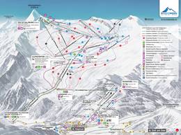 Pistenplan Kitzsteinhorn/Maiskogel – Kaprun