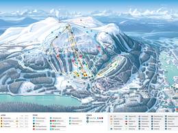 Pistenplan Dundret Lapland – Gällivare