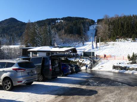 Nördliche Ostalpen: Anfahrt in Skigebiete und Parken an Skigebieten – Anfahrt, Parken Ofterschwang/Gunzesried – Ofterschwanger Horn