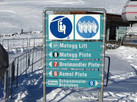 Meraner Land: Orientierung in Skigebieten – Orientierung Schwemmalm