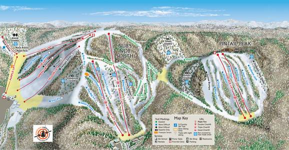 Nub's Nob Ski Area South Side – Pintail Peak