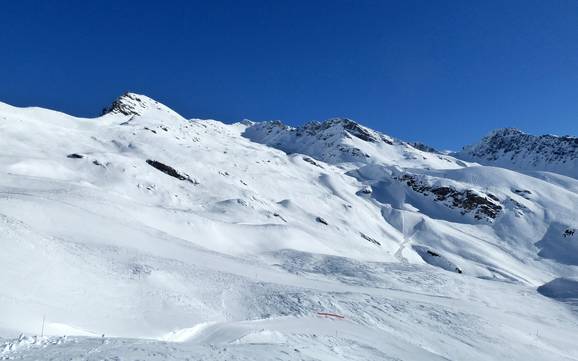 Monte Bianco (Mont Blanc): Größe der Skigebiete – Größe Espace San Bernardo – La Rosière/La Thuile Monte Bianco (Mont Blanc): Größe der Skigebiete – Größe Espace San Bernardo – La Rosière/La Thuile