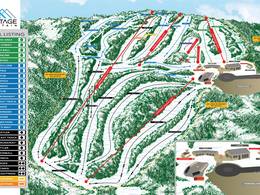 Pistenplan Montage Mountain Resort