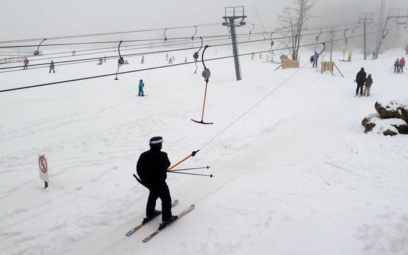 Skigebiete für Anfänger in den Ammergauer Alpen (Gebirge) – Anfänger Steckenberg – Unterammergau