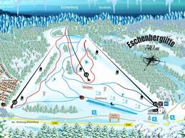 Pistenplan Eschenberg – Niedersfeld