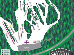 Pistenplan Mount Ski Gull