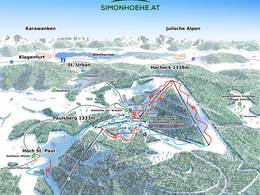 Pistenplan Simonhöhe – St. Urban