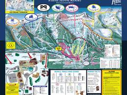 Pistenplan Fernie