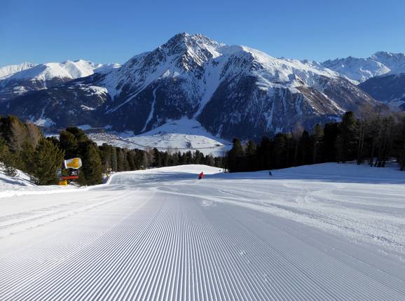 Die Höllentalabfahrt von Schöneben Richtung Haideralm