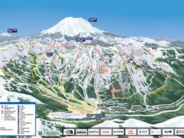 Pistenplan Crystal Mountain (WA)