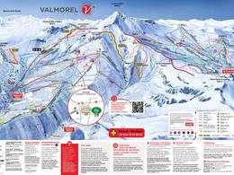 Pistenplan Le Grand Domaine – Valmorel/Doucy/Celliers/St François Longchamp