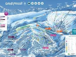 Pistenplan Le Grand Massif – Flaine/Les Carroz/Morillon/Samoëns/Sixt