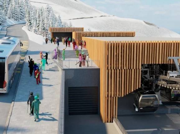 Les Esserts-Les Planards - © Téléverbier SA - Foto: FIMA Architecture Les Esserts-Les Planards - © Téléverbier SA - Foto: FIMA Architecture