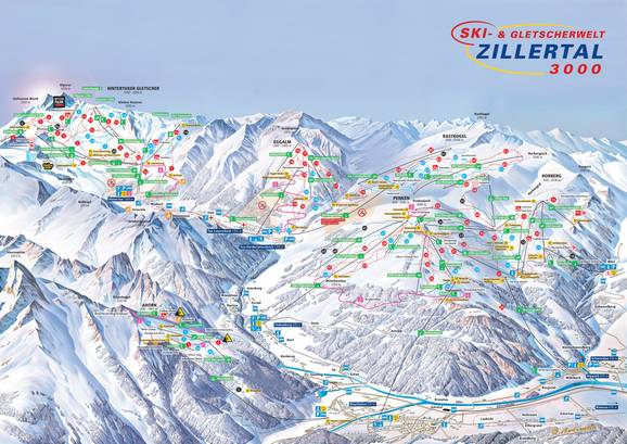 Ski- & Gletscherwelt Zillertal 3000