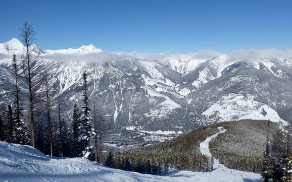 Größter Höhenunterschied im East Kootenay Regional District – Skigebiet Panorama