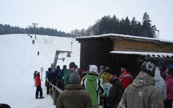 Skifahren bei Mauern