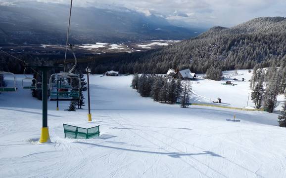 Skifahren bei Fairmont Hot Springs