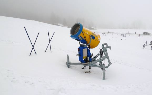 Schneesicherheit Ammergauer Alpen – Schneesicherheit Steckenberg – Unterammergau