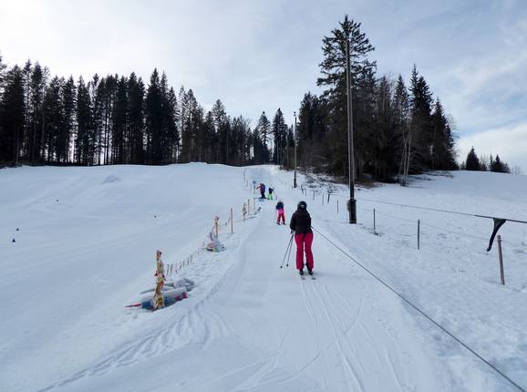 Skilift Barmsee - Seillift/Babylift mit niederer Seilführung Skilift Barmsee - Seillift/Babylift mit niederer Seilführung