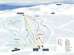 Pistenplan Kongsberg (Skimore)