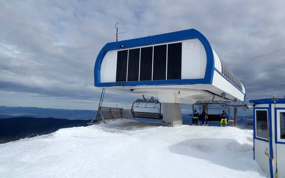 Föderation Bosnien und Herzegowina: beste Skilifte – Lifte/Seilbahnen Babin Do – Bjelašnica