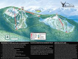 Pistenplan Blacktail Mountain