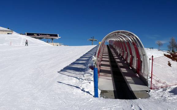 Skigebiete für Anfänger in der Ferienregion Ultental bei Meran – Anfänger Schwemmalm