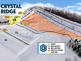Pistenplan Crystal Ridge