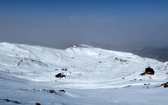 Sierra Nevada (ES): Größe der Skigebiete – Größe Sierra Nevada – Pradollano