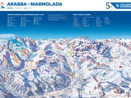 Pistenplan Arabba/Marmolada