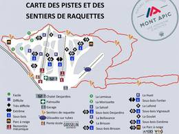 Pistenplan Mont Apic