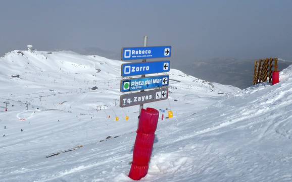 Andalusien: Orientierung in Skigebieten – Orientierung Sierra Nevada – Pradollano