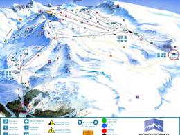Pistenplan Mount Parnassos – Fterolakka/Kellaria