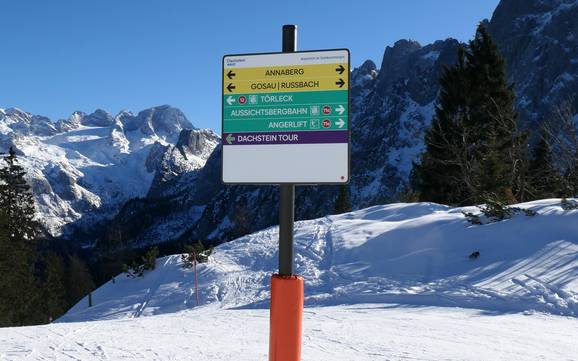 Dachstein-Salzkammergut: Orientierung in Skigebieten – Orientierung Dachstein West – Gosau/Russbach/Annaberg Dachstein-Salzkammergut: Orientierung in Skigebieten – Orientierung Dachstein West – Gosau/Russbach/Annaberg