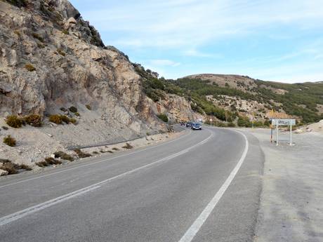 Spanien: Anfahrt in Skigebiete und Parken an Skigebieten – Anfahrt, Parken Sierra Nevada – Pradollano