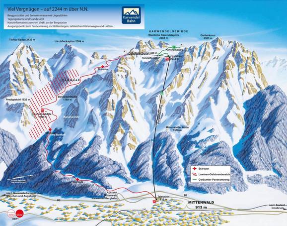 Karwendelbahn Dammkar - Mittenwald 