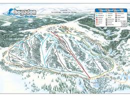 Pistenplan Hogadon Ski Area