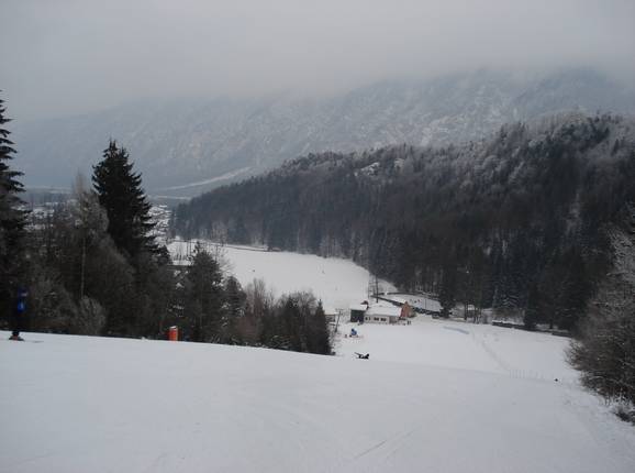 Blick auf die Piste